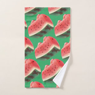 Watermelon Pattern Hand Towel
