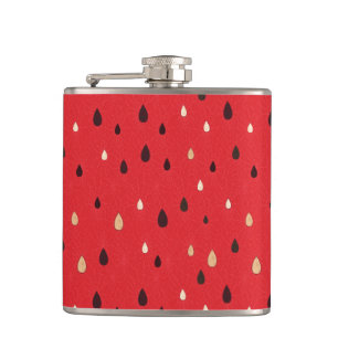 Watermelon Pattern Hip Flask