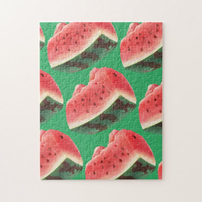 Watermelon Pattern Jigsaw Puzzle (Vertical)
