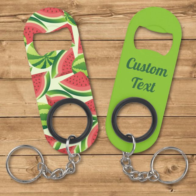 Watermelon Pattern Keychain Bottle Opener (Creator Uploaded)