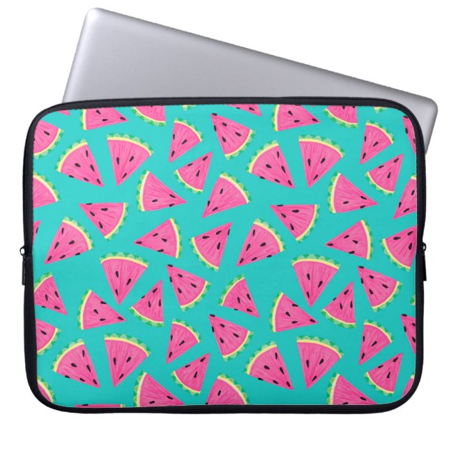 Watermelon pattern laptop sleeve (Front)