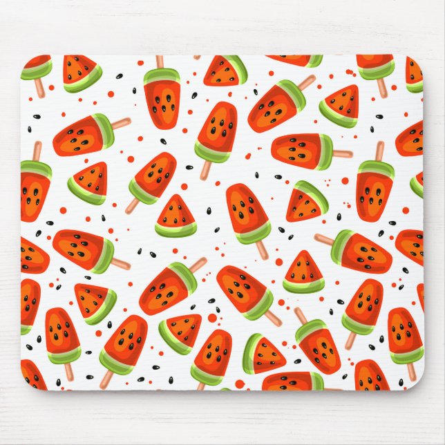 Watermelon pattern mouse mat (Front)