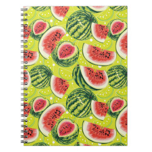Watermelon Pattern Notebook