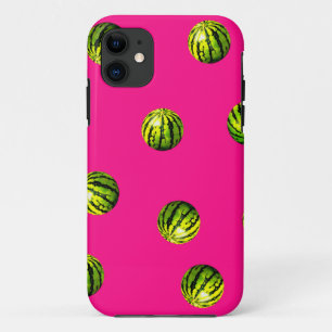 watermelon pattern pink iPhone 11 case