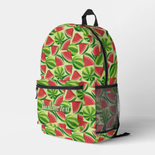 Watermelon Pattern Printed Backpack