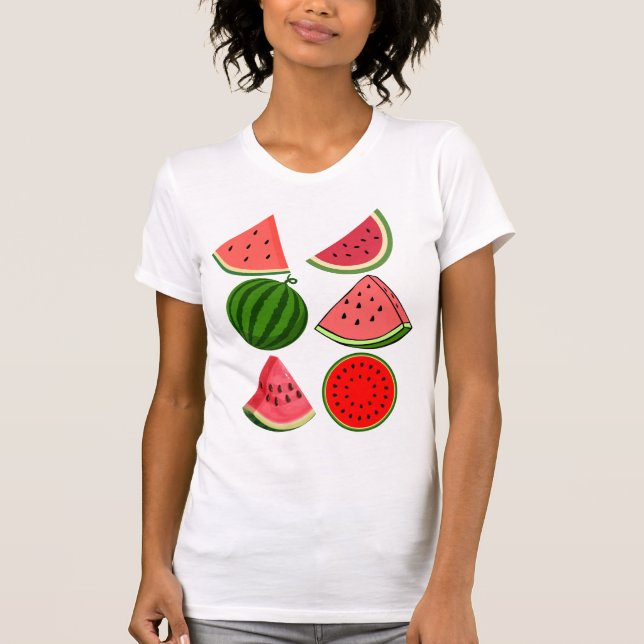 Watermelon pattern T-Shirt (Front)