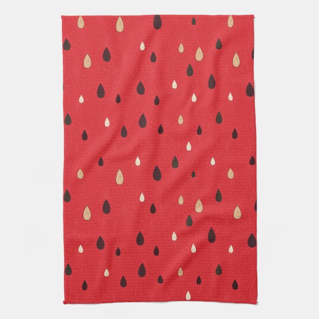 Watermelon Pattern Tea Towel (Vertical)