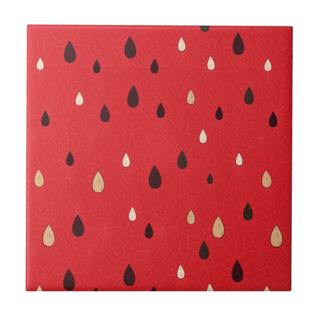 Watermelon Pattern Tile (Front)