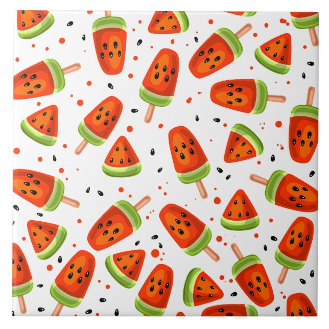 Watermelon pattern tile (Front)