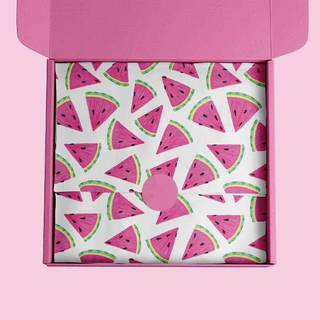 Watermelon pattern tissue paper (Tropical watermelon fruit pattern tissue paper)