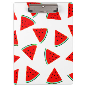 Watermelon Pattern Triangles Clipboard