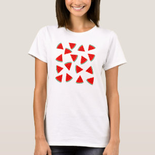 Watermelon Pattern Triangles T-Shirt