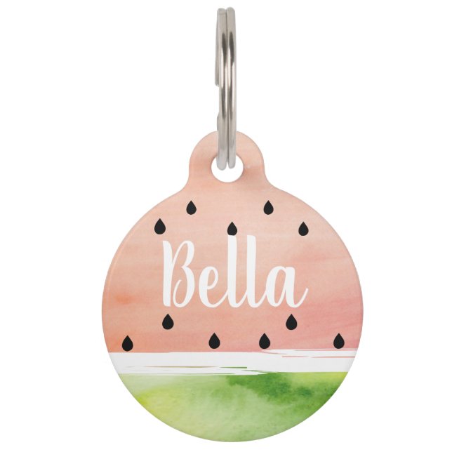 Watermelon Pet ID Tag (Front)