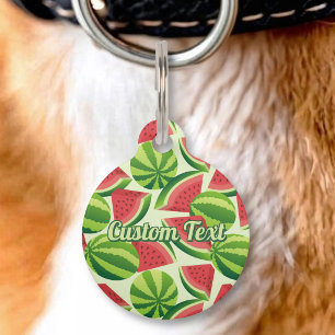 Watermelon Pet Tag