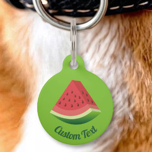 Watermelon Pet Tag