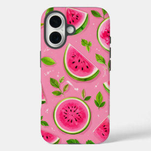 Watermelon Phone Case - Pink Summer Fruit Pattern