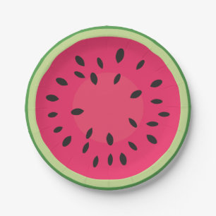 Watermelon Picnic Paper Plate