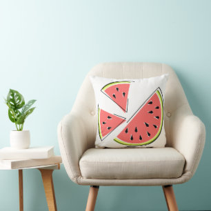 Watermelon Pieces square Cushion