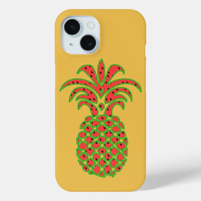 watermelon pinapple apple iphone6 case design (Back)