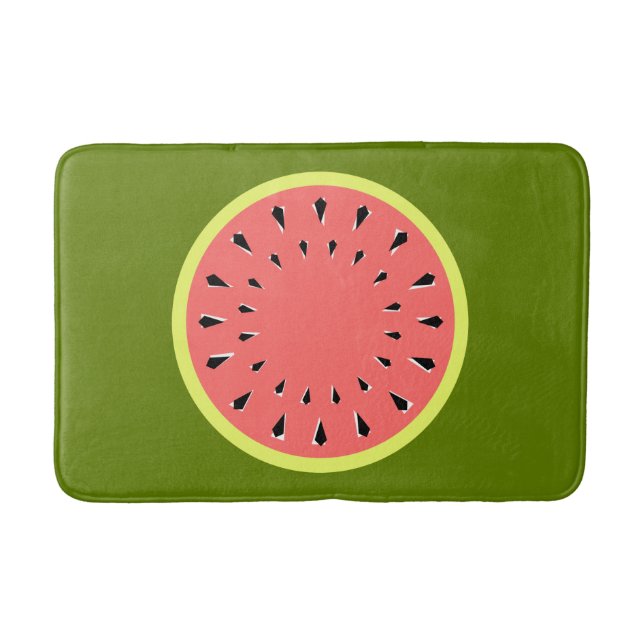 Watermelon Pink bath mat (Front)