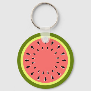 Watermelon Pink Key Ring