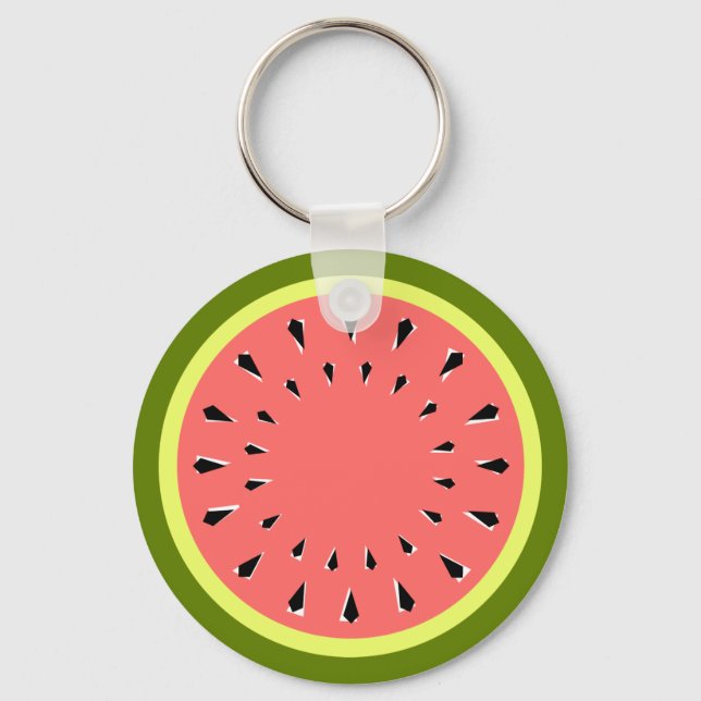 Watermelon Pink Key Ring (Front)