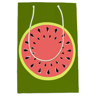 Watermelon Pink Medium Gift Bag