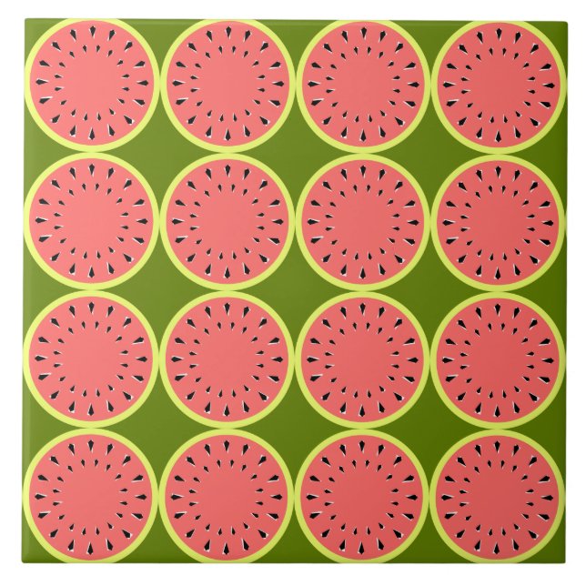 Watermelon Pink Multi Tile (Front)