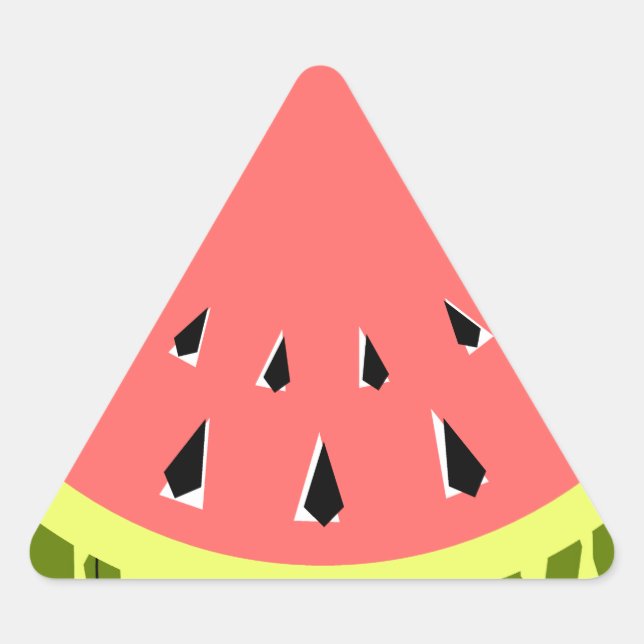 Watermelon Pink triangle Sticker (Front)