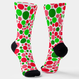 Watermelon Polka Dots Pattern Socks