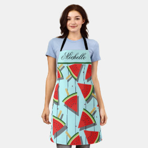 Watermelon Popsicle Apron - Personalised Pattern