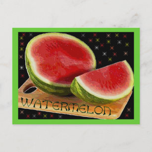 Watermelon Postcard