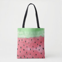 Watermelon Print Tote