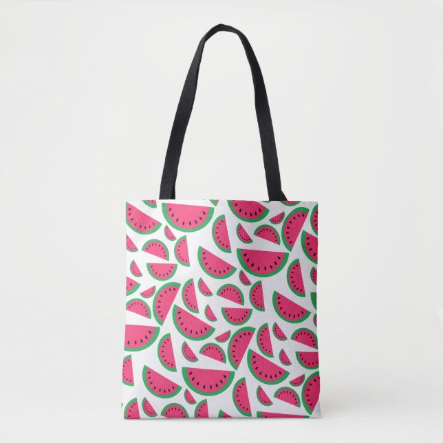 Watermelon print tote bag (Front)