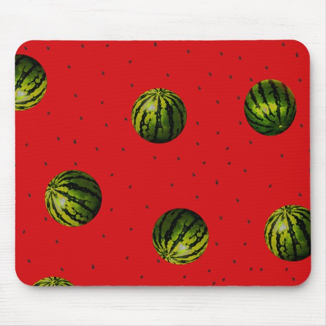 watermelon red and seeds mouse mat (Front)