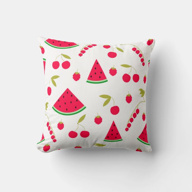 Watermelon, red watermelon cushion (Front)