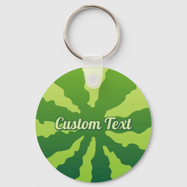 Watermelon Rind Keychain (Front)