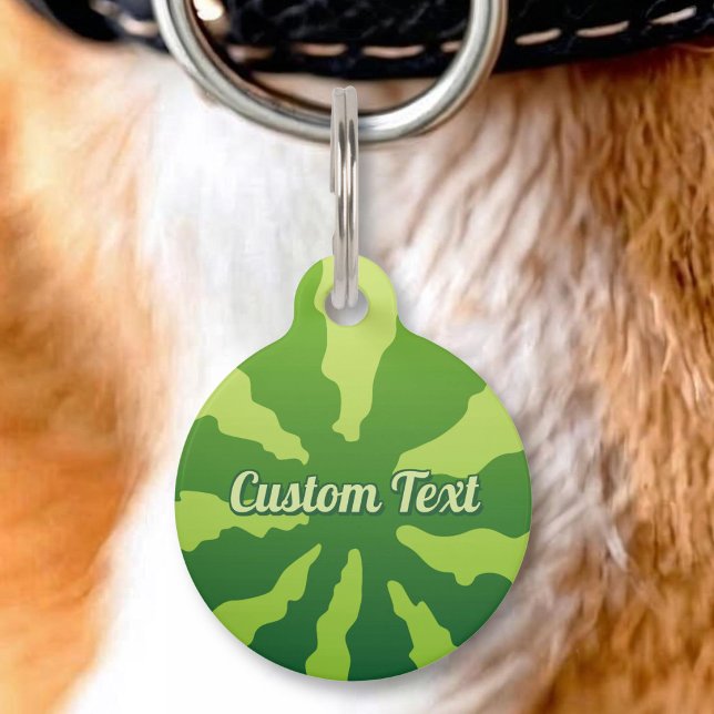 Watermelon Rind Pet ID Tag (Creator Uploaded)