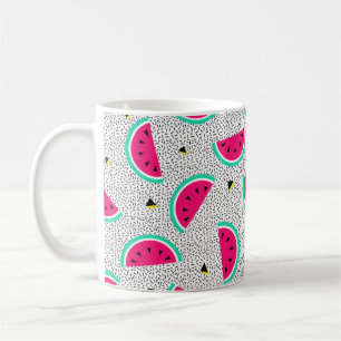 Watermelon seamless pattern. Geometric retro style Coffee Mug