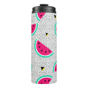 Watermelon seamless pattern. Geometric retro style Thermal Tumbler