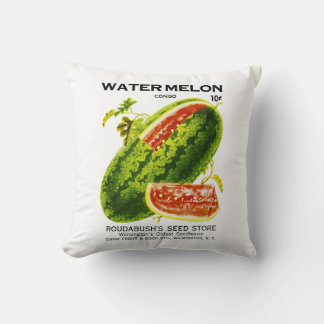 Watermelon Seed Packet Label Cushion