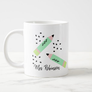 Watermelon Seeds Back to School Teacher Gift Large Coffee Mug