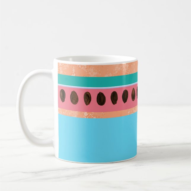 Watermelon Seeds Coffee Mug (Left)