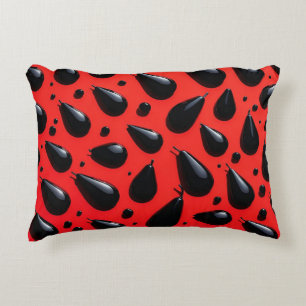 Watermelon seeds decorative cushion