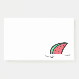 Watermelon shark post-it notes