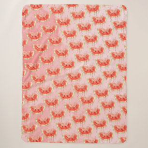 Watermelon Sherpa Blanket