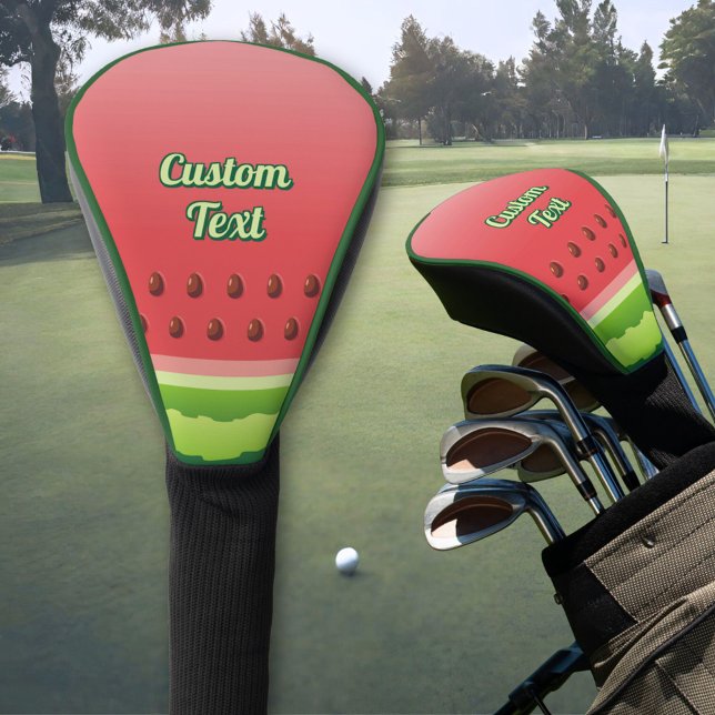 Watermelon Slice Background Golf Head Cover (Creator Uploaded)