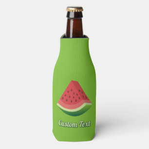 Watermelon slice bottle cooler