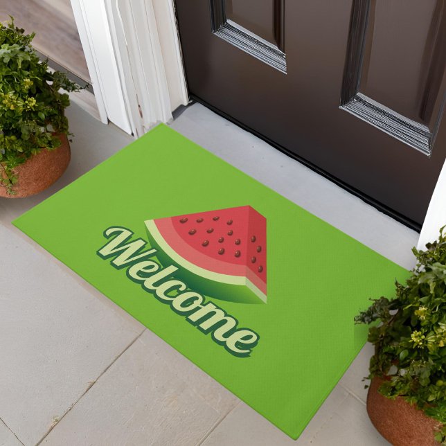 Watermelon slice doormat (Creator Uploaded)