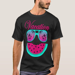 Watermelon Slice Fruit Sunglasses Melon Summer Vac T-Shirt
